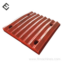 Mn13 Casting Wear Parts Jaw Plate